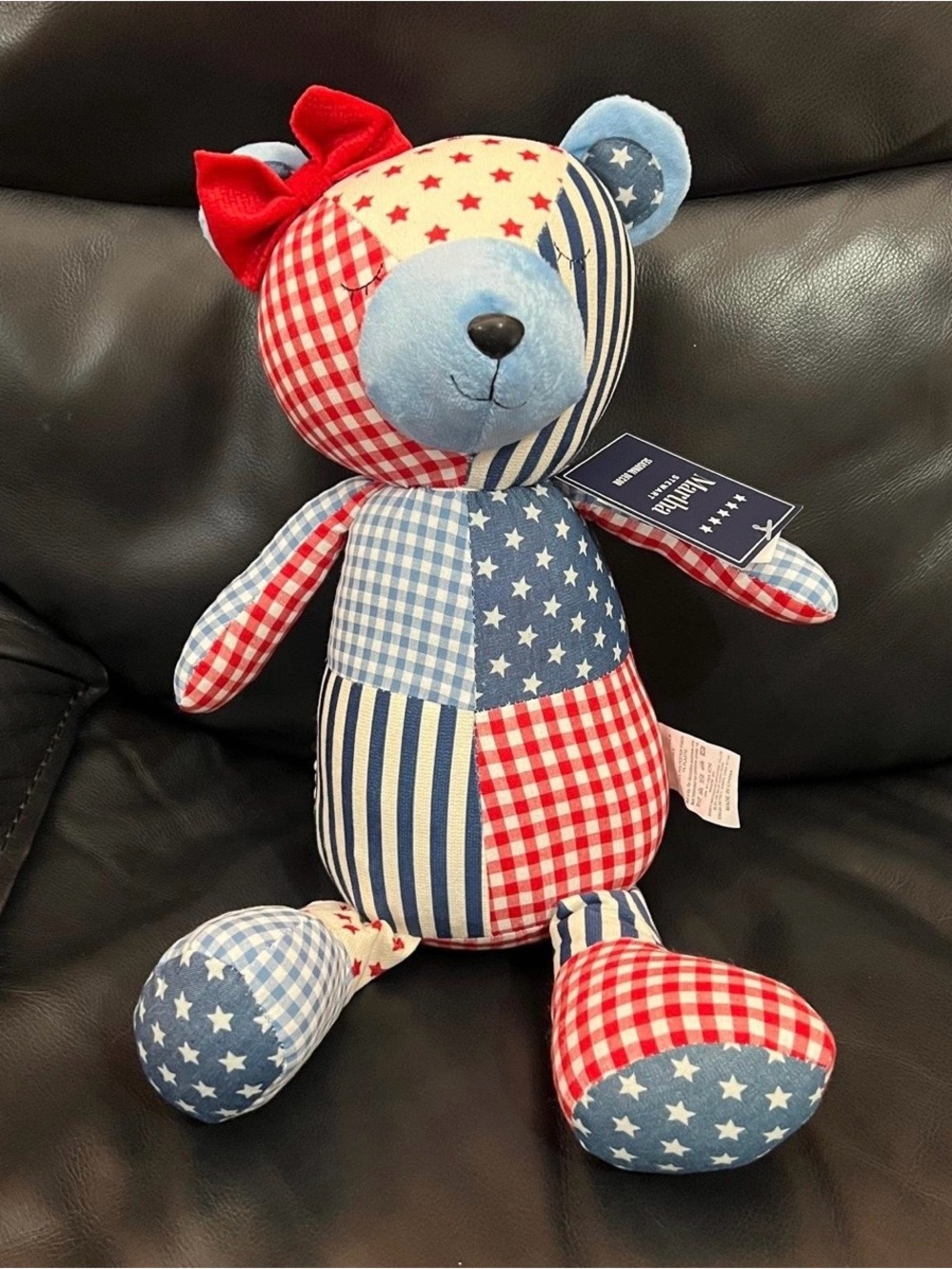 Martha Stewart Patriotic Teddy Bear - Patriotic Martha Stewart Teddy Bear